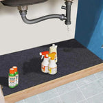 Non-Slip Absorbent Mat For Kitchen & Bathroom Sink Faucet Drip Mat For Countertops, 100 x 100cm