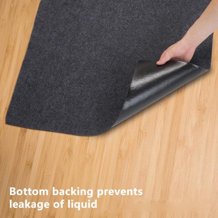 Non-Slip Absorbent Mat For Kitchen & Bathroom Sink Faucet Drip Mat For Countertops, 100 x 100cm