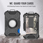 For AirTag 2nd Gen / AirTag 1st Gen RFID Blocking Aluminum Metal Wallet Card Holder