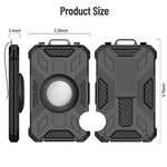 For AirTag 2nd Gen / AirTag 1st Gen RFID Blocking Aluminum Metal Wallet Card Holder