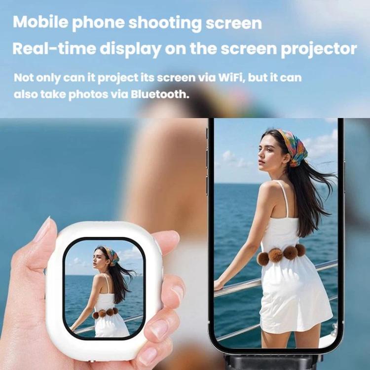 T3 Wireless Phone Selfie Mirror Rear Magnetic Selfie Display, T3 Wireless