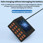 15-Port USB Power Strip Smart Fast Charging Charger, US Plug, UK Plug, AU Plug, EU Plug, KR Plug