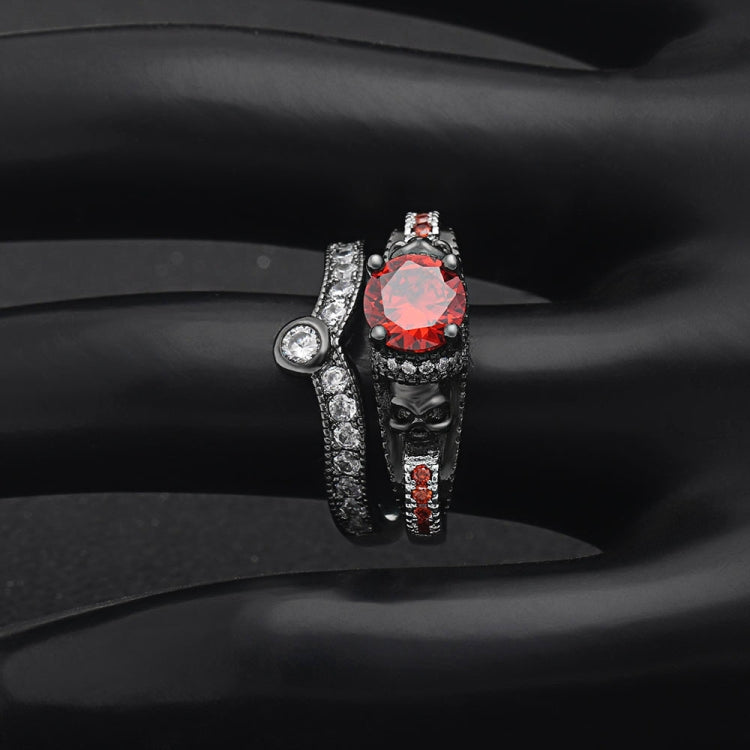 Skull Ring Punk Style Fashion Jewelry, 7