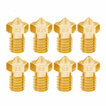 8 PCS Bugatti 3D Printer Accessories E3D-V5 V6 Nozzle M6 Thread Consumables Hot Nozzle, 1.75/0.2mm, 1.75/0.25mm, 1.75/0.3mm, 1.75/0.35mm, 1.75/0.4mm, 1.75/0.5mm, 1.75/0.6mm, 1.75/0.8mm, 1.75/1.0mm, 3/0.2mm, 3/0.3mm, 3/0.4mm, 3/0.5mm, 3/0.6mm, 3/0.8mm  ...
