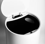 Household Plastic Push-type Spring-Cover Garbage Storage Bucket