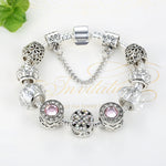 Women Fashion Simple Panjia Opal Crystal Alloy Bracelet, 17cm, 18cm, 19cm, 20cm