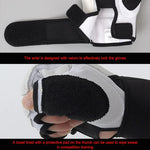 Half Fingers Adults Sandbag Training Boxing Gloves PU Leather Fitness Sparring Taekwondo Gloves, XS, S, M, L, XL, XXL