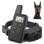 500m Dog Training Bark Stopper Remote Control Electric Shock Waterproof Electronic Collar