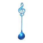 Creative Musical Note Spoon Coffee Stirring Scoop Stainless Steel Titanium Music Bar Spoon Gift Spoon