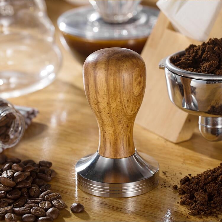 Stainless Steel Solid Wood Handle Integrated Coffee Powder, 57.5mm Red Sandalwood Handle, 58mm Red Sandalwood Handle, 57.5mm Oak Handle, 58mm Oak Handle, 57.5mm Rosewood Handle, 58mm Rosewood Handle, 57.5mm Stainless Steel Detachable Handle            ...