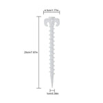 10 PCS/Set Luminous Camping Canopy Tent Ground Screw Pegs Horn Nails Outdoor Climbing Tent Plastic Nails Tent Accessories