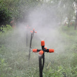 2 PCS Cross Five Outlet Spray Nozzle Gardening Greenhouse Watering Spray, Cross Five Outlet Spray Nozzle