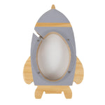 Nordic Wood Rocket Money Box Toys Living Room Decoration Piggy Bank