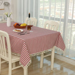 Cloth Cotton Dining Tablecloth Decoration Cloth, 60x90cm, 100x140cm, 140x140cm, 140x180cm, 140x200cm, 140x220cm, 70x70cm