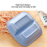 10pcs Kitchen Accessories 2 In 1 Seasoning Sauce Dishes Wheat Straw Salad Saucer Bowl