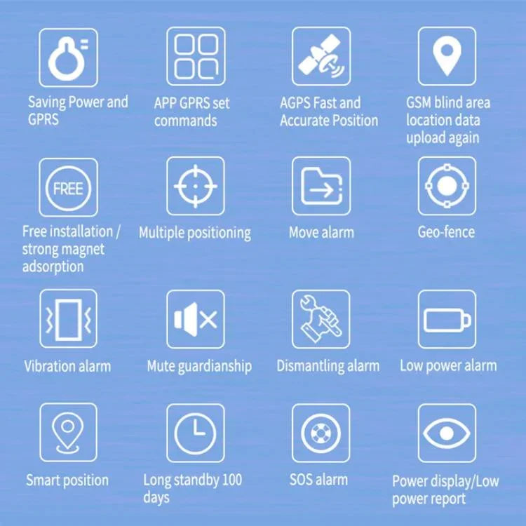 TK202B 4G Car Truck Vehicle Tracking GSM GPRS GPS Tracker Support AGPS, Battery Capacity: 5000mAh, 4G 5000mAh