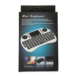 Support Language: French i8 Air Mouse Wireless Keyboard with Touchpad for Android TV Box & Smart TV & PC Tablet & Xbox360 & PS3 & HTPC/IPTV, French