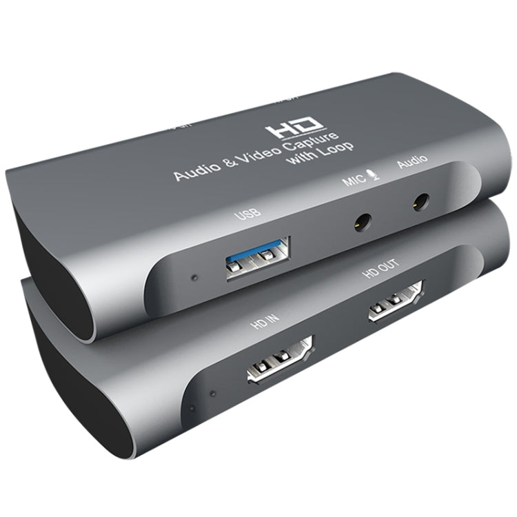 Z27 HDM Female + Mic to HDM Female USB 2.0 Video Audio Capture Box, Z27