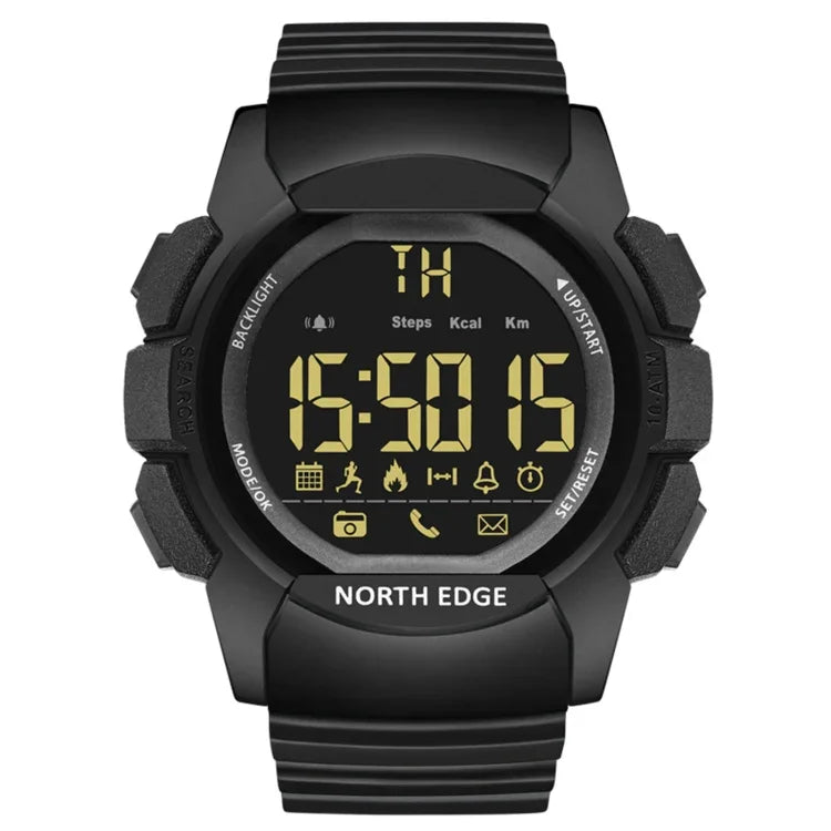 NORTH EDGE AK Bluetooth Multi-function Smart Watch with LED Backlit, Support Incoming Call Reminder, Smart Stopwatch, Information Reminder, AK