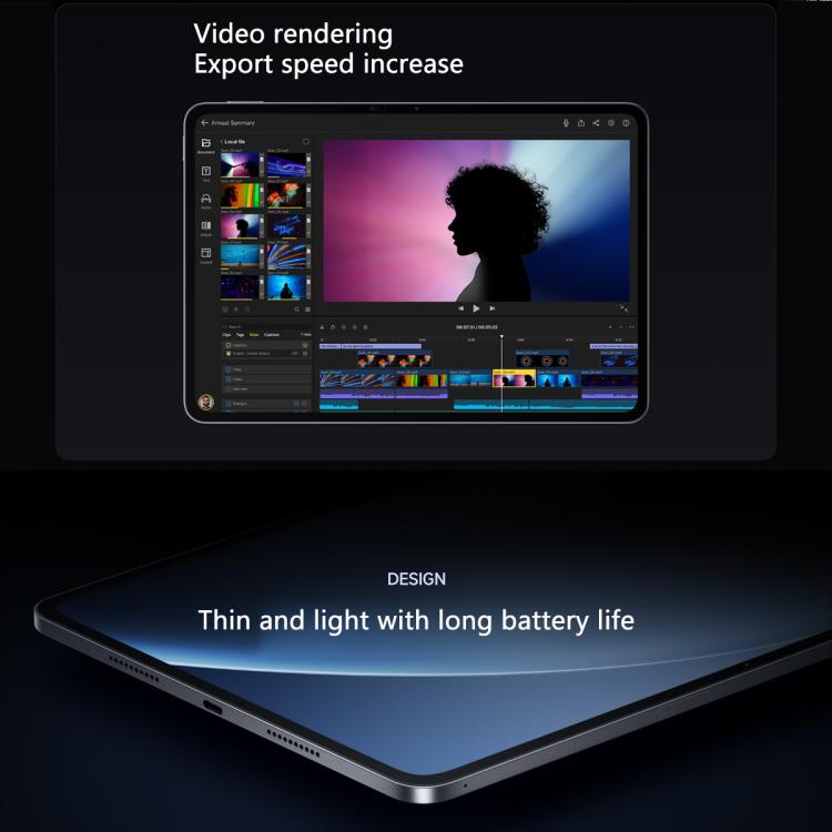 Xiaomi Pad 8 Pro 11.2 inch Soft Light Screen, 16GB+512GB, HyperOS 3 Qualcomm Snapdragon 8 Elite Octa Core, 16GB+512GB Soft Light