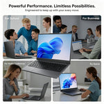 E140C 14 inch Lightweight Laptop, 8GB+256GB, Windows 11 Intel Alder Lake N100 Quad Core, US Plug, Intel N100