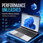 E157 15.6 inch Lightweight Laptop, 8GB+256GB, Windows 11 Intel Alder Lake N100 Quad Core, US Plug, Intel N100