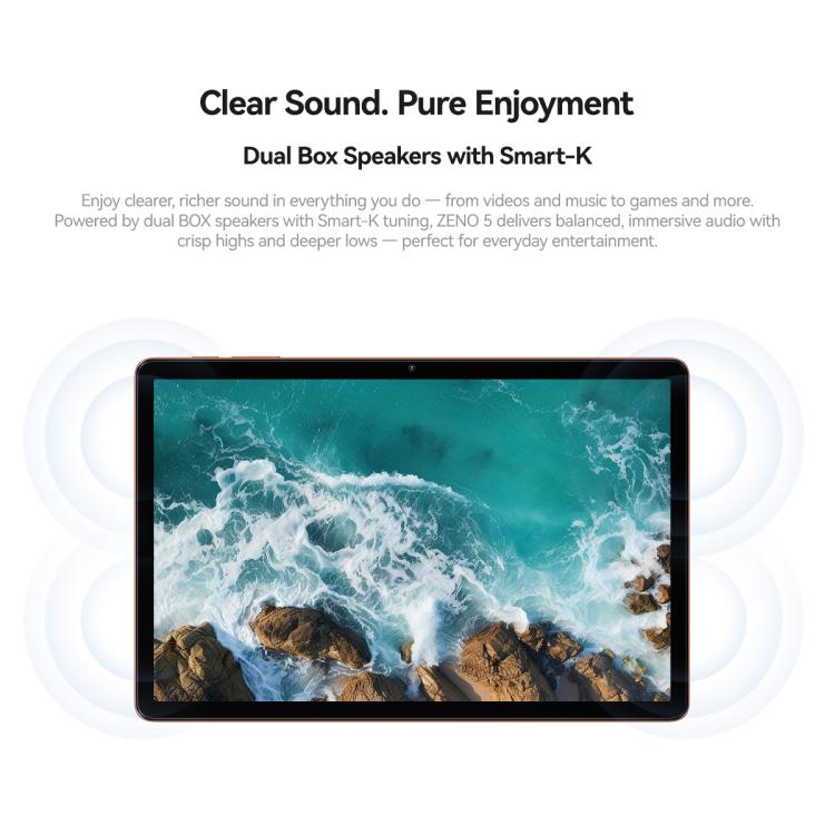 Blackview ZENO 5 Tablet PC, 8GB+128GB, 11 inch Android 16 Unisoc T7250 Octa Core, Network: 4G, Global Version with Google Play, 8GB+128GB