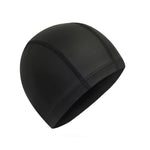 Adult Waterproof PU Coating Stretchy Swimming Cap Keep Long Hair Dry Ear Protection Swim Cap, PU Swim Cap (Black), PU Swim Cap (Blue), PU Swim Cap (Silver), PU Swim Cap (Baby Blue), PU Swim Cap (Pink)