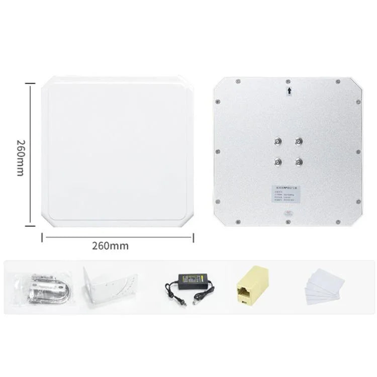 UHF RFID Long Range Integrated Reader with Built-in 9dBi Antenna, Style: Standard, Standard