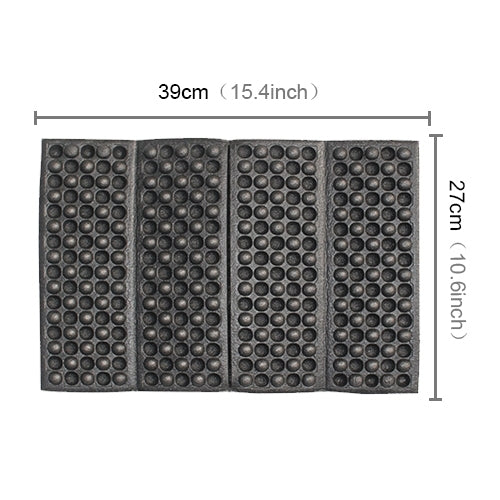 2 PCS Portable Folding Cellular Massage Cushion Outdoors Damp Proof Picnic Seat Mats EVA Pad, 2 PCS (Dark green), 2 PCS (Grass green), 2 PCS (Orange), 2 PCS (Blue), 2 PCS (Purple), 2 PCS (Red)