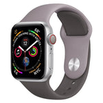 Double Colors Silicone Watch Band for Apple Watch Series 3 & 2 & 1 38mm (White+Red)