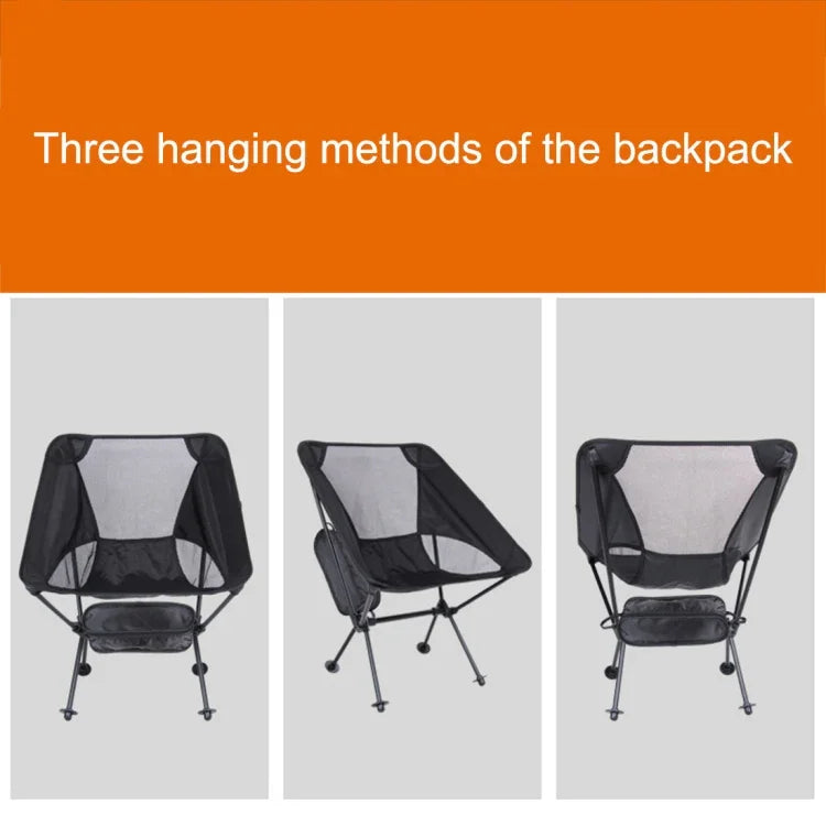Outdoor Portable Folding Camping Chair Light Fishing Beach Chair Aviation Aluminum Alloy Backrest Recliner, Camping Chair(Black), Fishing Beach Chair(green), Fishing Beach Chair(red)