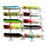 HENGJIA PO032 8cm/12g Simulation Hard Baits Fishing Lures with Hooks Tackle Baits Fit Saltwater and Freshwater, PO032 1#, PO032 2#, PO032 3#, PO032 4#, PO032 5#, PO032 6#, PO032 7#, PO032 8#, PO032 9#, PO032 10#