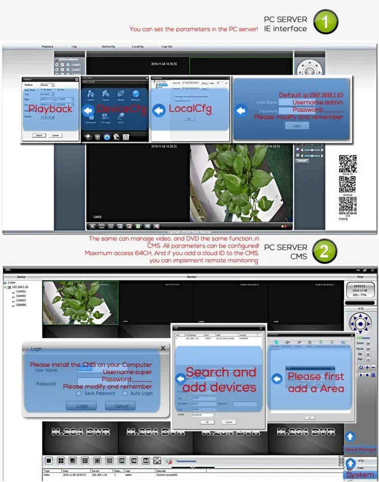 A8/Mini - MH 5 in 1 8 - Channel Dual Stream H.264 1080P Mini AHD DVR, Support AHD / TVI / CVI / CVBS / IP Signal - Trustpick
