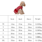Autumn Winter Pet Red Love Sweater Festive Christmas Pet Clothes - Trustpick