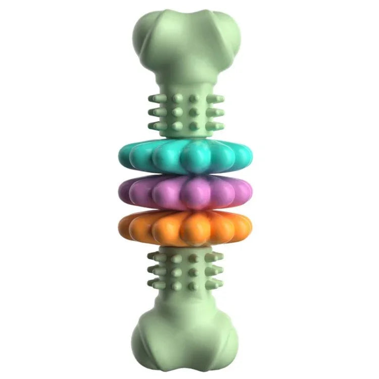 BG5056 TPR Pet Chewing Toys Bone Shape Dog Teething Stick - Trustpick