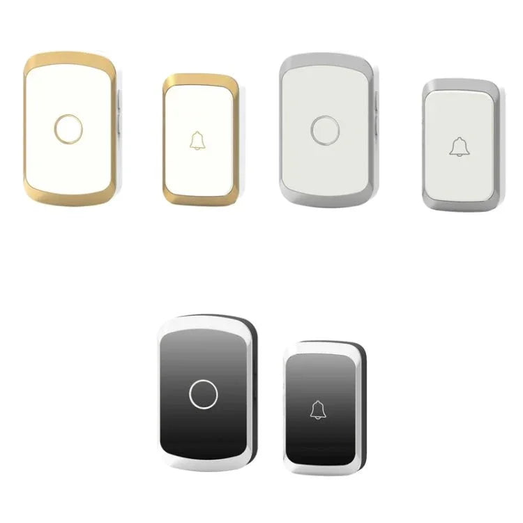 CACAZI A20 Smart Home Wireless Doorbell Digital Music Remote Control Waterproof Doorbell - Trustpick