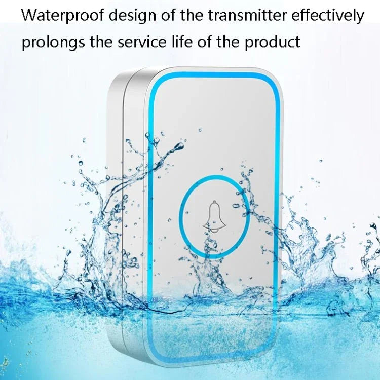 CACAZI A78 Long - Distance Wireless Doorbell Intelligent Remote Control Electronic Doorbell - Trustpick