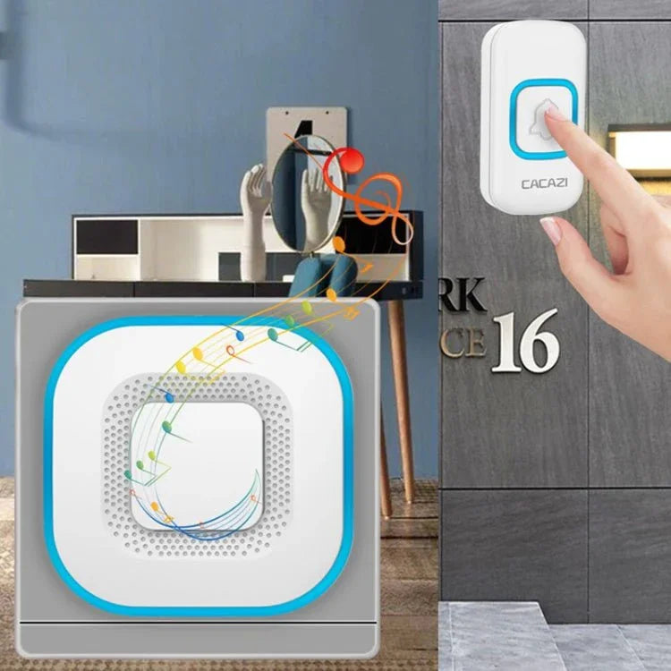 CACAZI V028F Wireless Music Doorbell without Battery - Trustpick