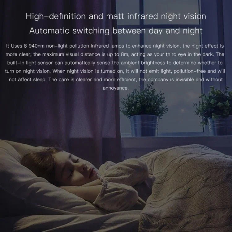 CAMSOY S1 HD 1280 x 720P 140 Degree Wide Angle Wireless WiFi Intelligent Surveillance Camera - Trustpick