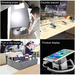 Cylindrical Display Stand Security System Burglar Alarm / Anti - theft Alarm Display Holder with Infrared Remote Control for iPhone / iPod with 8 - Pin Port - Trustpick