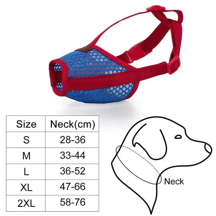 Doglemi Dog Muzzle Pet Supplies Breathable Bark Stopper Muzzle Dog Mouth Cover - Trustpick