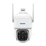 ESCAM G24 3MP WiFi Smart Night Vision Two - way Voice Intercom Solar Camera Support Full HD AI Recognition PIR Alarm - Trustpick