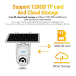 ESCAM QF450 HD 1080P 4G AU Version Solar Powered IP Camera with 64G Memory, Support Two - way Audio & PIR Motion Detection & Night Vision & TF Card - Trustpick