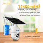 ESCAM QF450 HD 1080P 4G EU Version Solar Powered IP Camera without Memory, Support Two - way Audio & PIR Motion Detection & Night Vision & TF Card - Trustpick