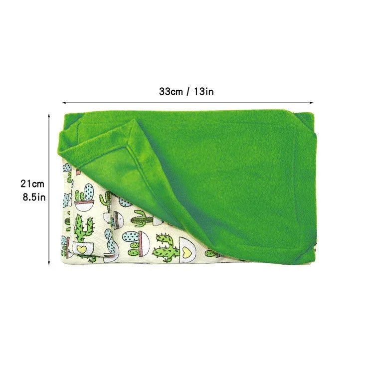 Gecko Lizard Reptile Sleeping Bag With Pillow Hamster Pet Sleeping Bag - Trustpick