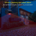 N911F 129dB Wireless Remote Control Solar Human Body Induction Sound Light Alarm - Trustpick