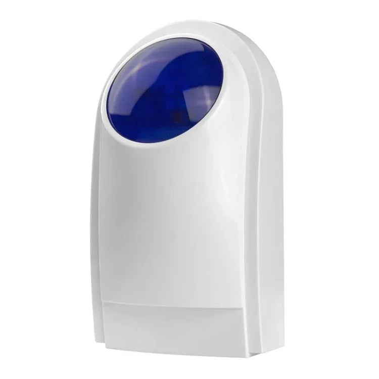 Outdoor Siren with Red Flashlight , Can be used 1.2A 12V as a Backup Battery - Trustpick