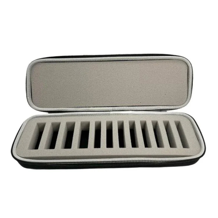 Portable Hair Beauty Grooming Trimmer Replacement Blade Hard Storage Box with 12 Built - in Blade Storage Racks - Trustpick