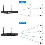 QS200 - 4 2.0MP 1080P HD Network Video Recorder Wireless Camera Set - Trustpick